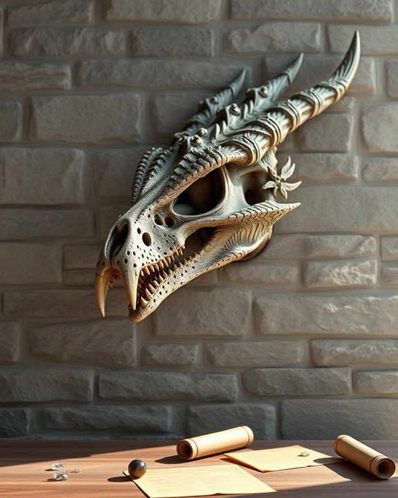 edgy mythical dragon decor