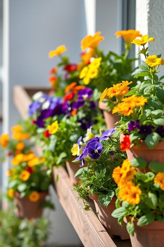 edible flowers for balconies