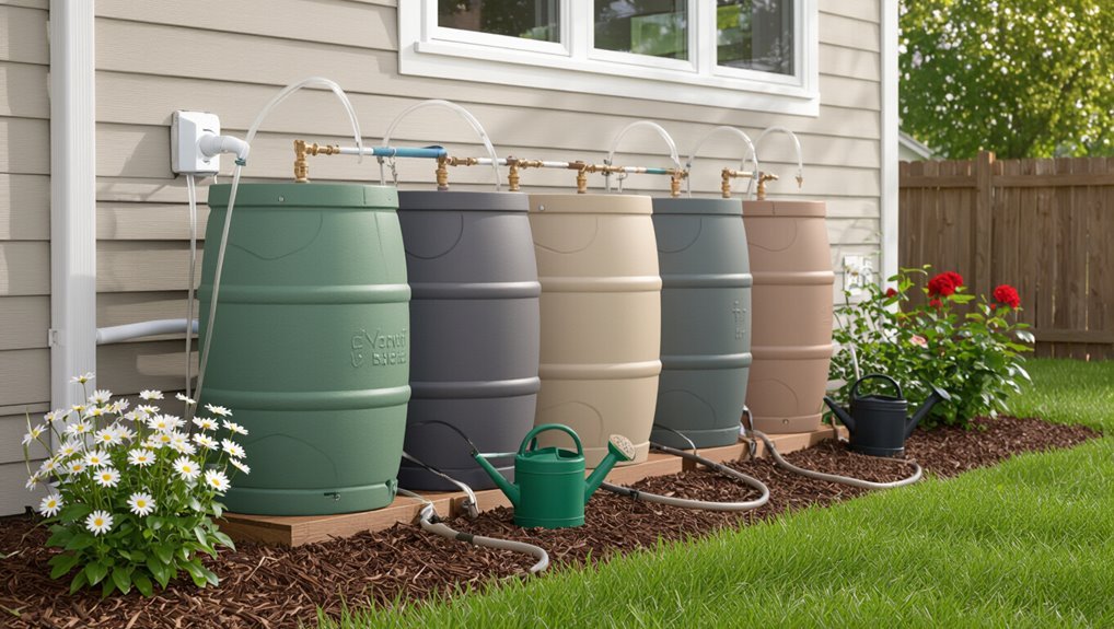 efficient barrel rainwater system