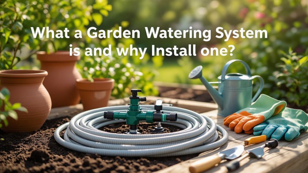 efficient garden watering system