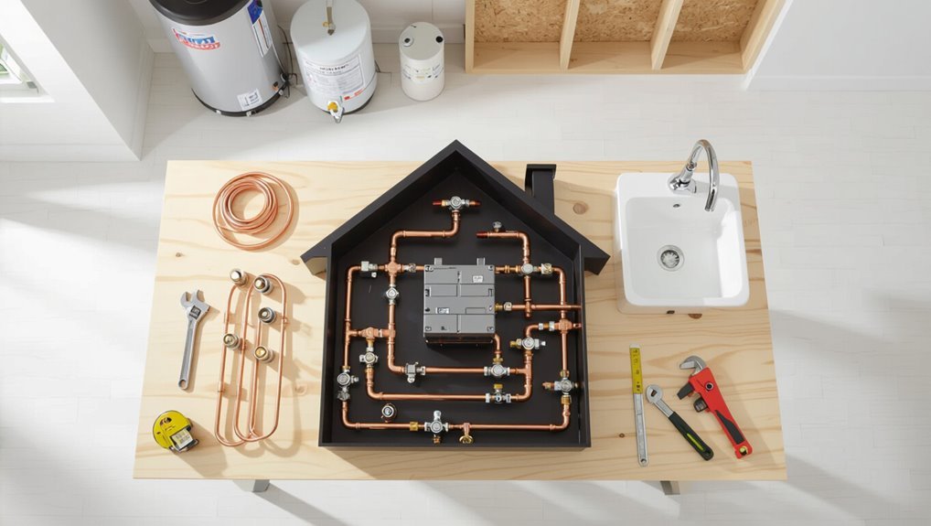efficient home plumbing layout