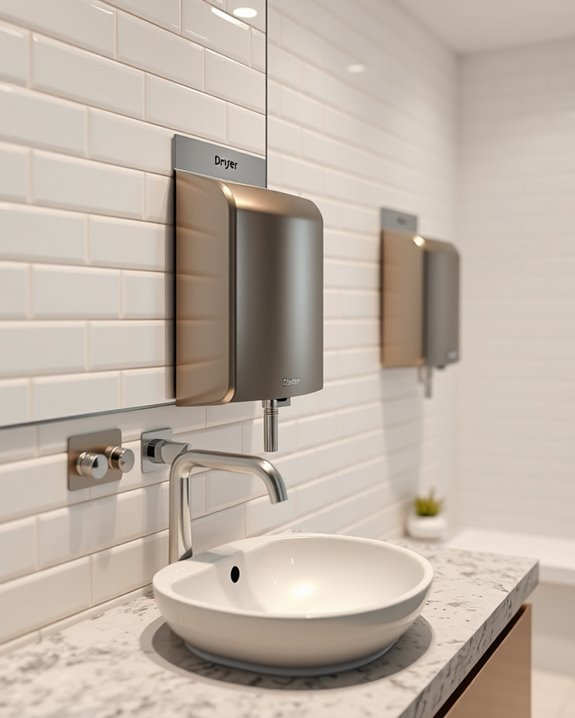 efficient quiet hand drying