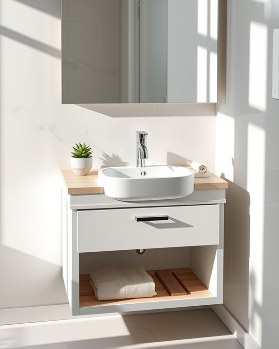 efficient small bathroom solutions