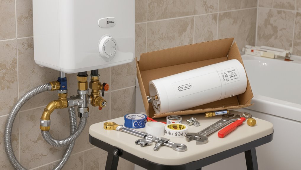 efficient tankless gas heating