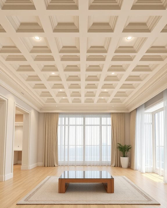 elegant architectural ceiling design
