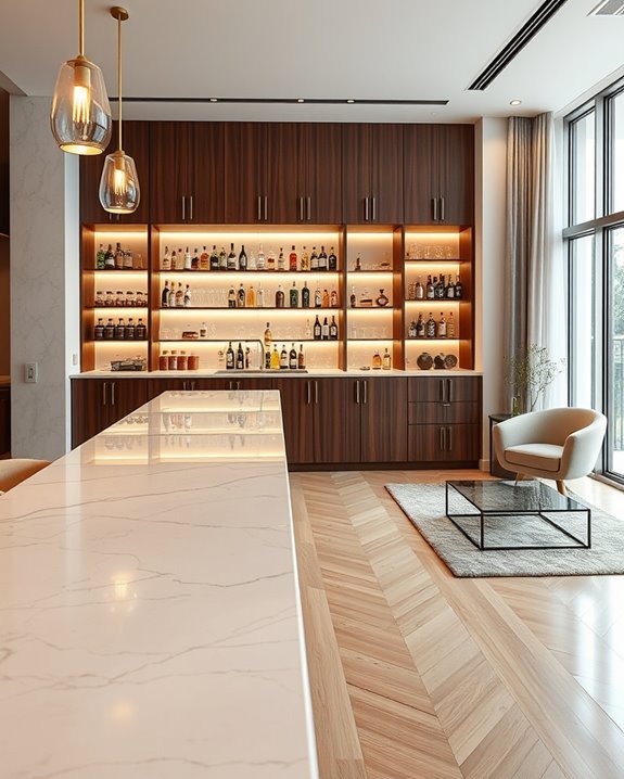 elegant bar area design