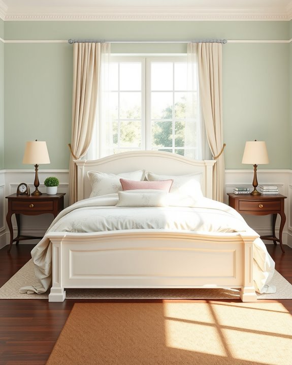 elegant bedroom wall design