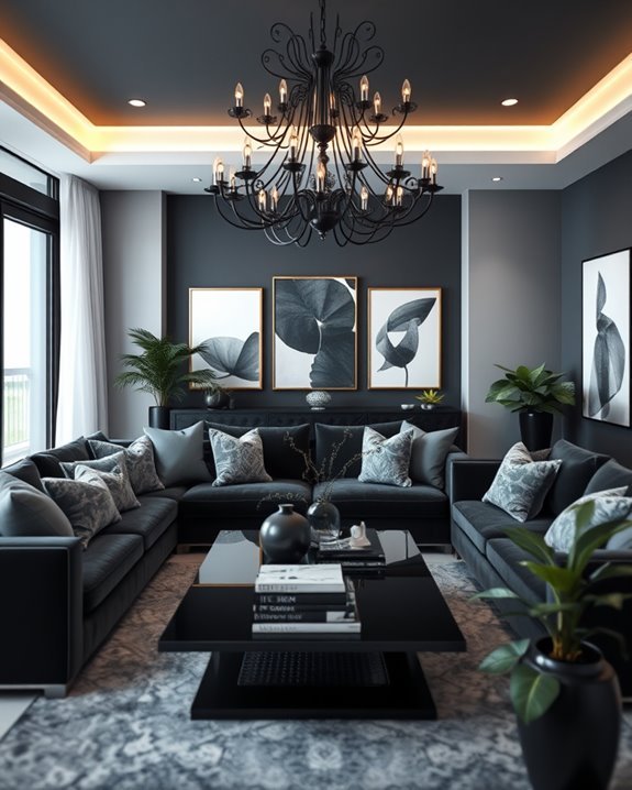 elegant black lighting solutions