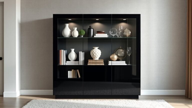 elegant black storage solutions