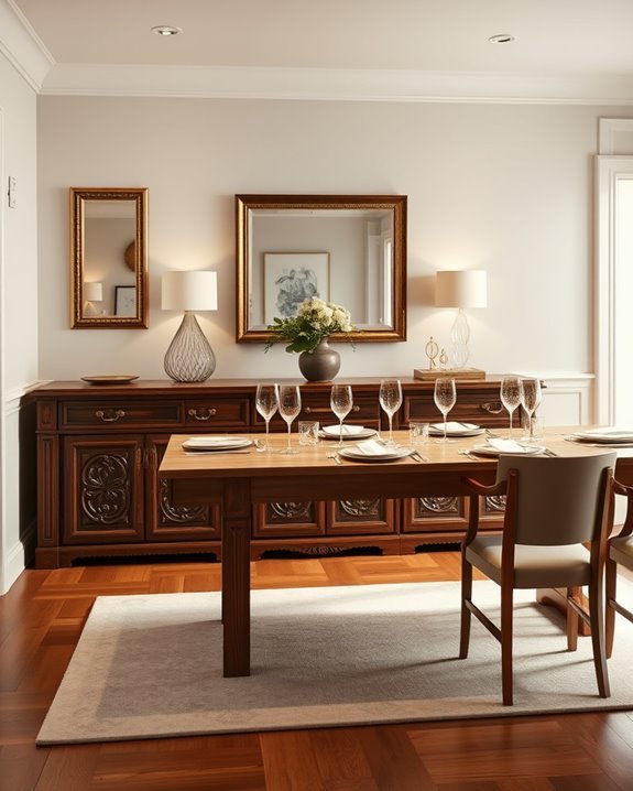 elegant built in storage solution