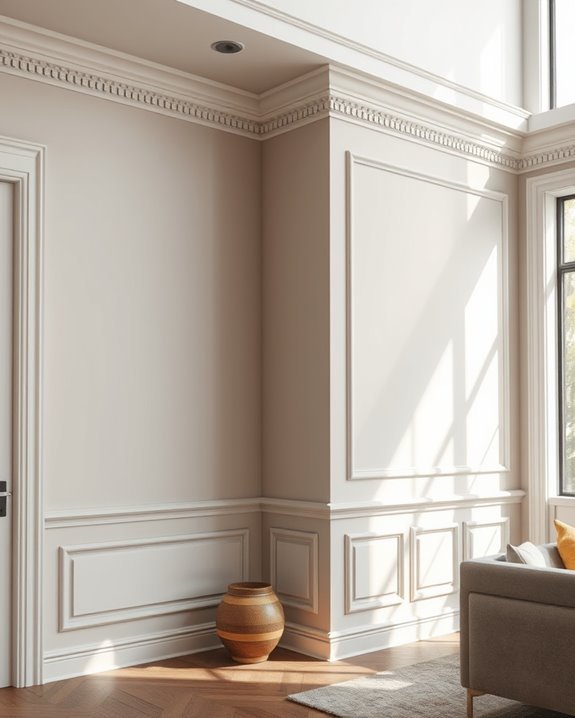 elegant cement plaster molding