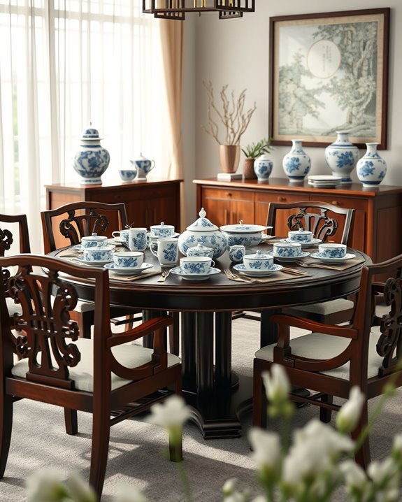 elegant chinese porcelain dining