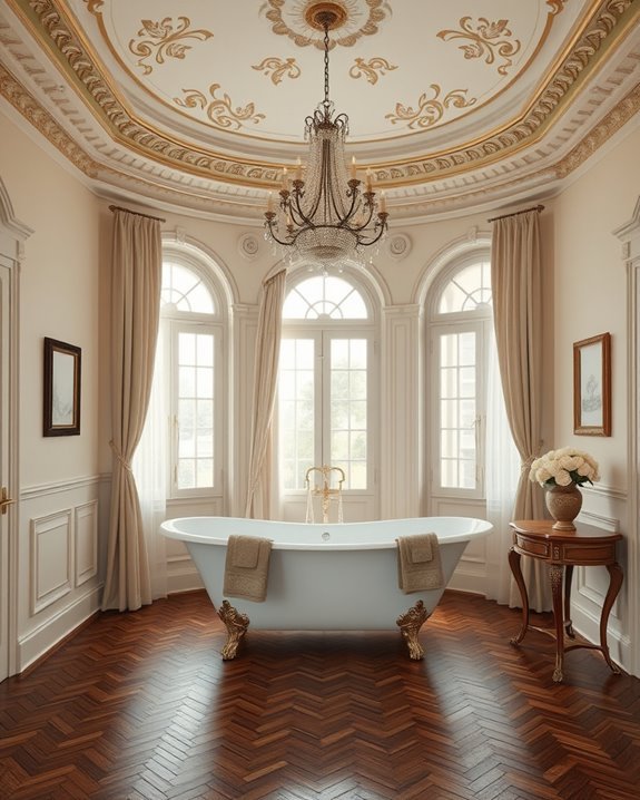 elegant crown molding accent