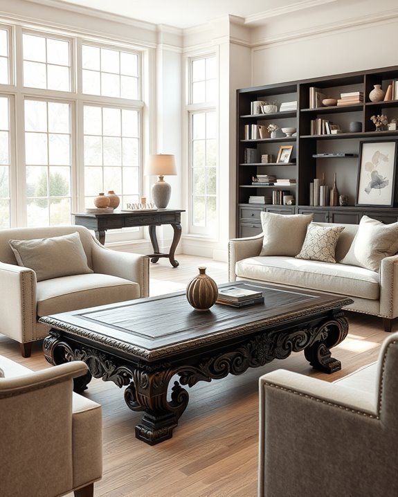 elegant dark wood accessories