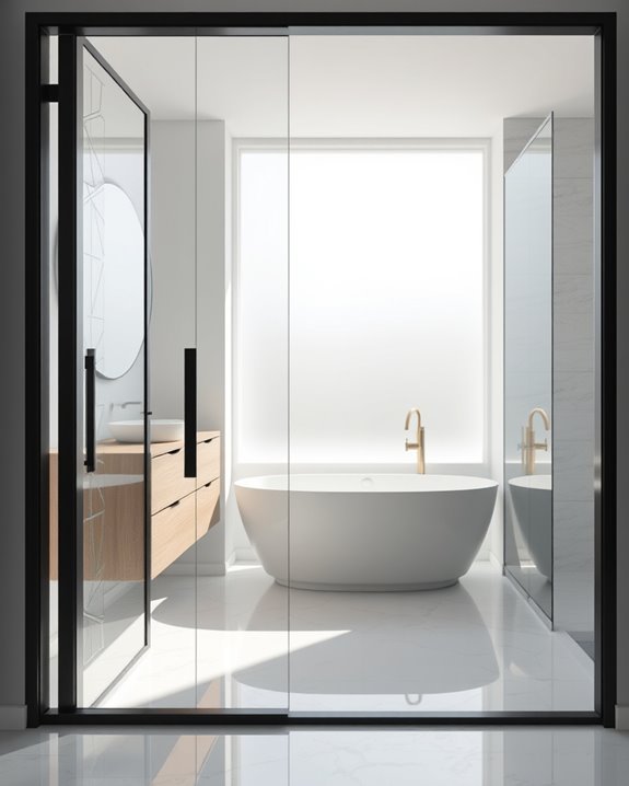 elegant decorative glass inserts