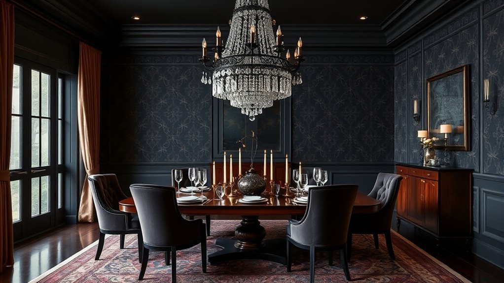 elegant dining room chandeliers