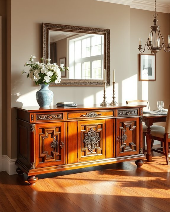 elegant dining storage solution