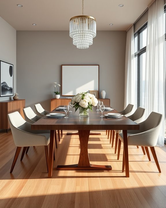 elegant dining table arrangements