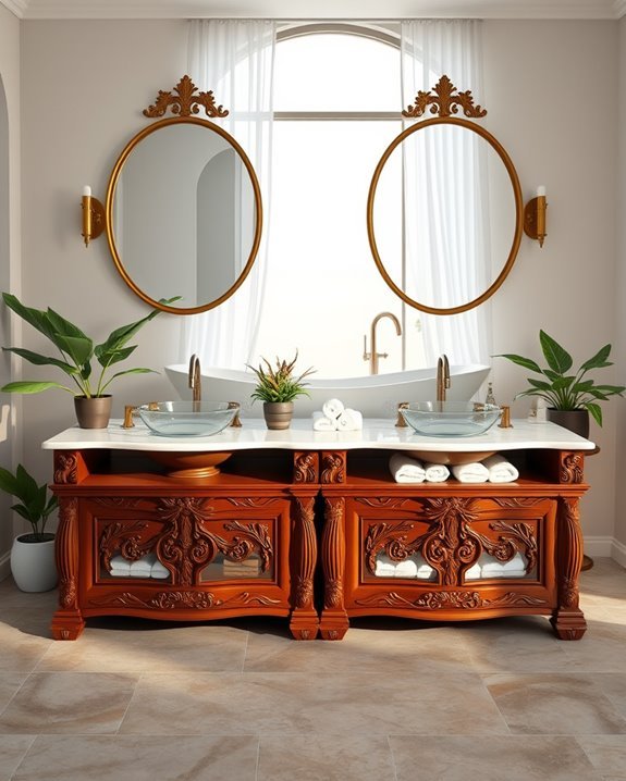 elegant dual sink design
