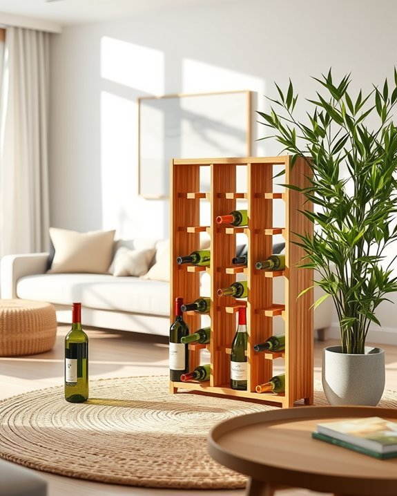 elegant eco friendly wine storage