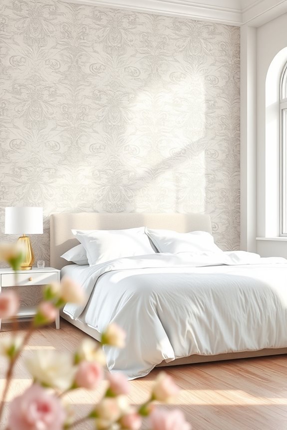 elegant floral damask wallpaper