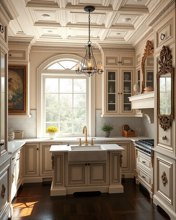 elegant framed artwork mirrors