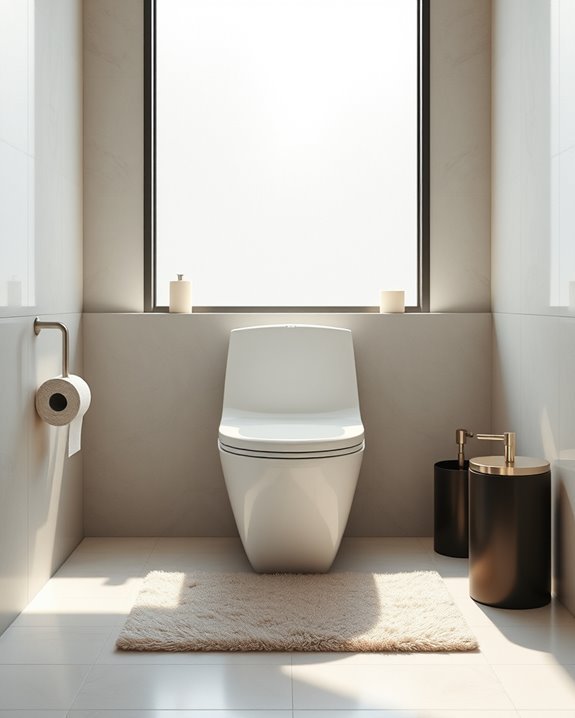 elegant freestanding toilet designs