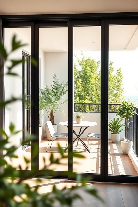 elegant french sliding doors