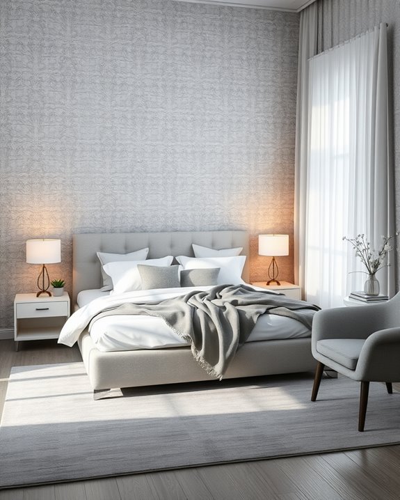 elegant grey wallpaper designs