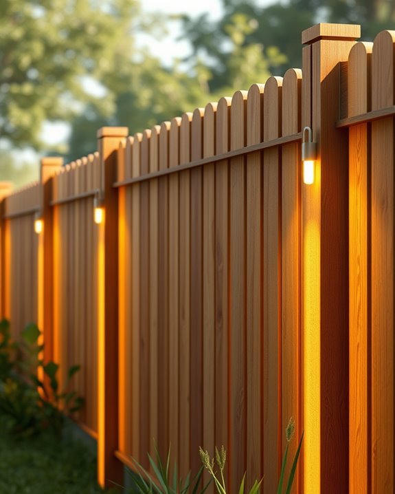 elegant illuminated fence solutions