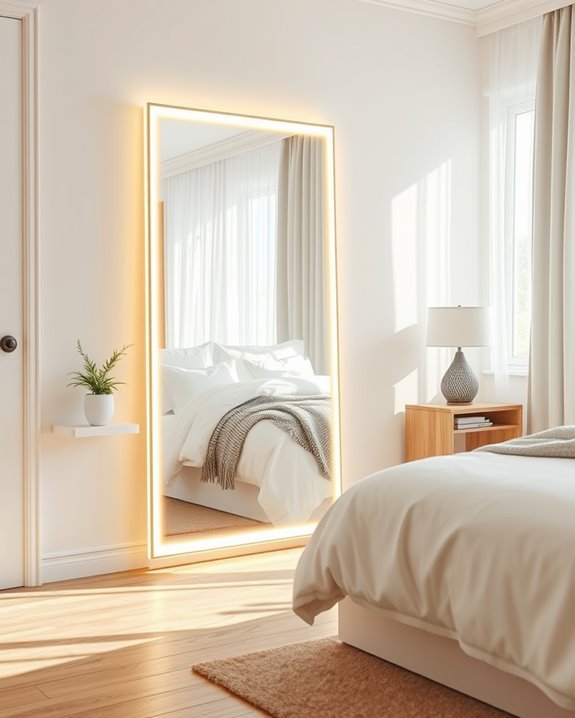 elegant illuminated mirror designs