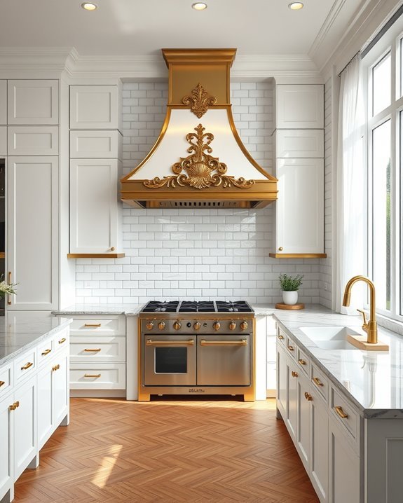 elegant kitchen focal points