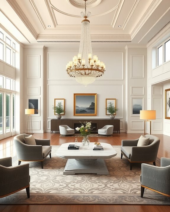 elegant lighting enhances ambiance