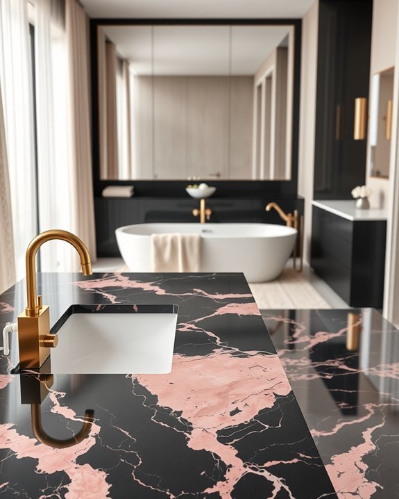 elegant marble countertop sophistication