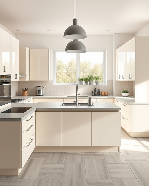 elegant minimalist kitchen design
