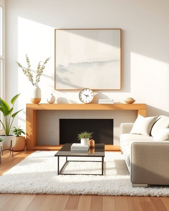 elegant seasonal mantel decor
