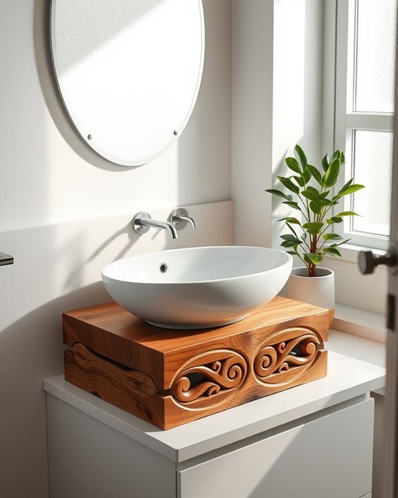 elegant space saving sinks