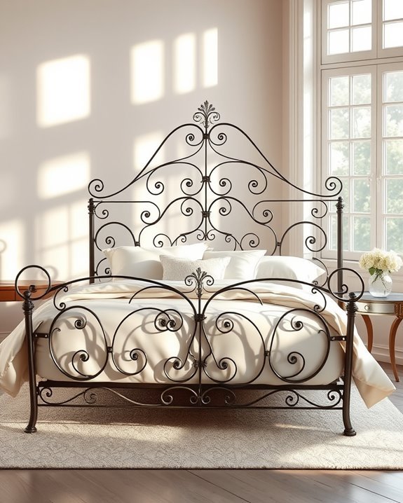 elegant timeless iron beds