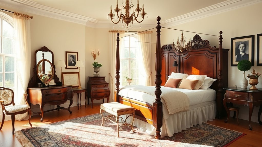 elegant vintage bedroom designs