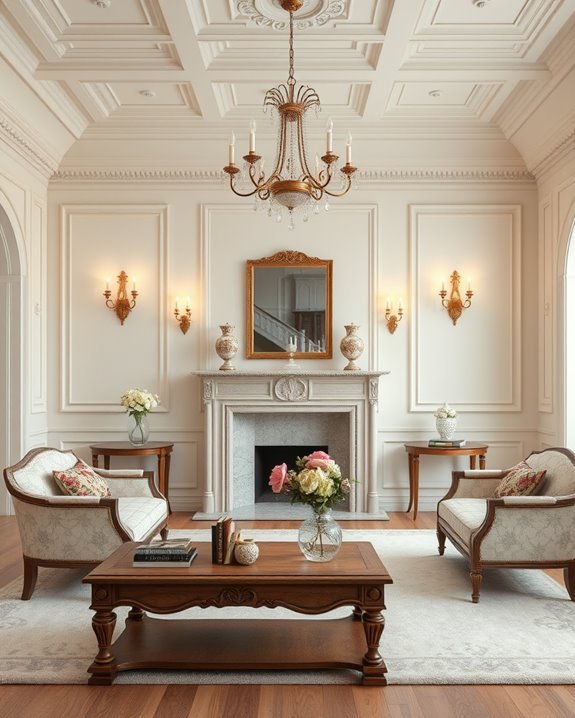 elegant wall sconces enhance ambiance