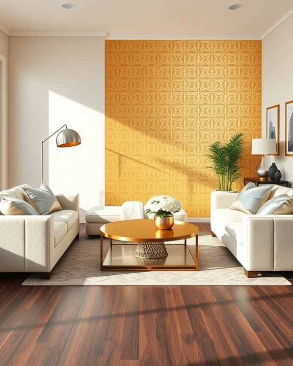 elevate home with metallics