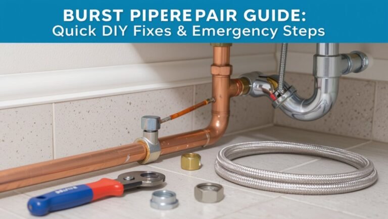 emergency diy burst pipe fixes