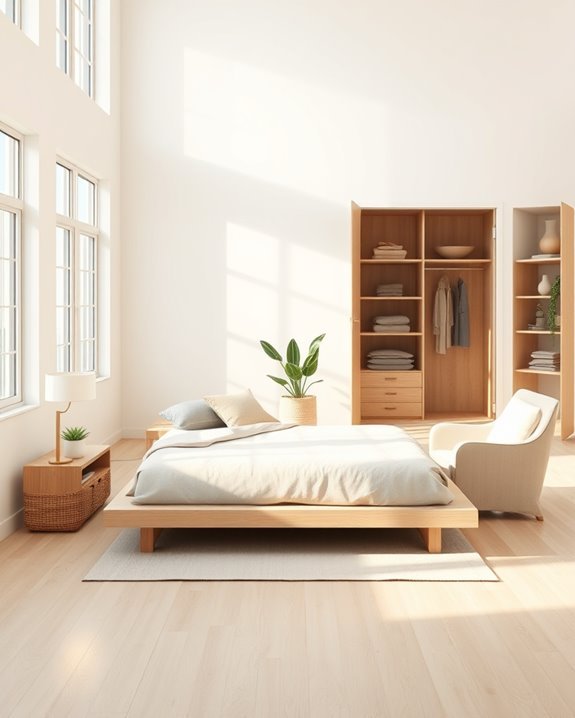 emphasize airy open layouts