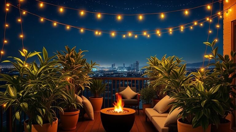 enchanting balcony night vibes