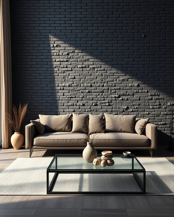 enchanting dark feature walls
