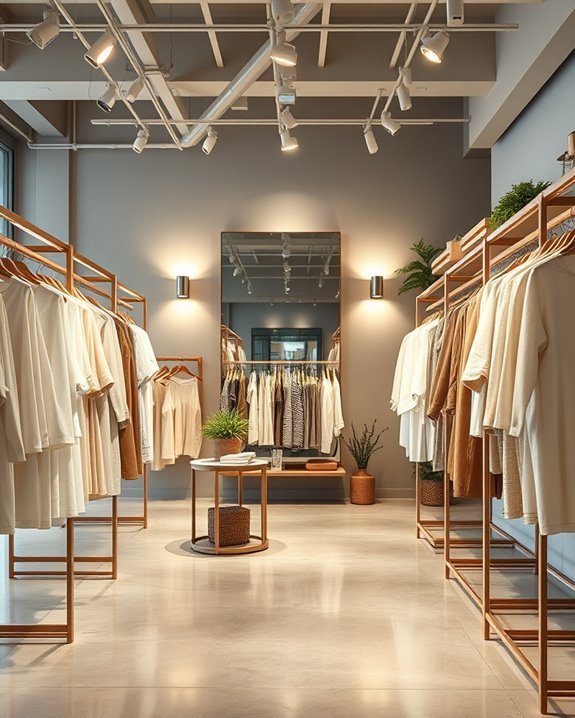 enchanting garment shop atmosphere