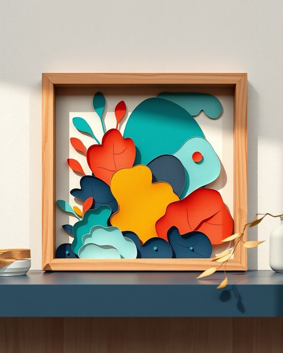 enchanting layered paper sculptures