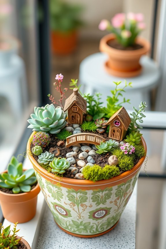 enchanting miniature fairy gardens