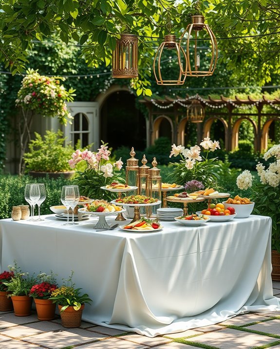 enchanting outdoor dining experience