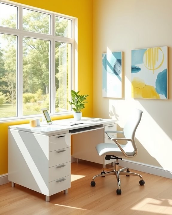 energizing optimistic home office